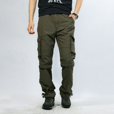 Mediana cintura XMAMLON RTS Pantalones desmontables para hombres de secado rápido