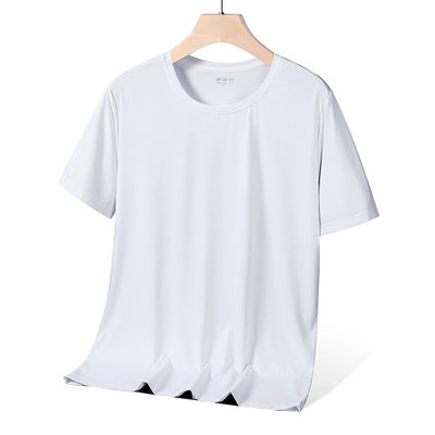 Seco rápido de verano personalizado con manga corta gimnasio Use ropa de gran tamaño para camisetas de hombre