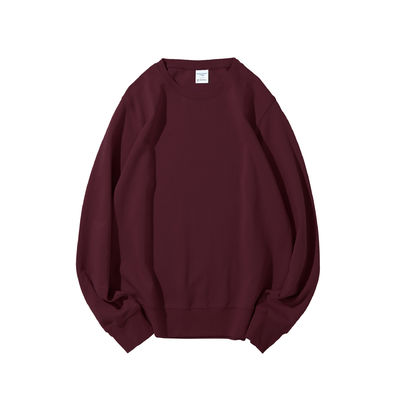 300g de doble cara de punto de cuello de equipo de ropa con capucha de hombre sudaderas para la salud de invierno