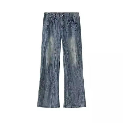 Botas cortadas sudor suelto de flare jeans de hombre pantalones pantalones para hombres