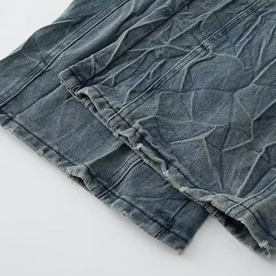 Botas cortadas sudor suelto de flare jeans de hombre pantalones pantalones para hombres