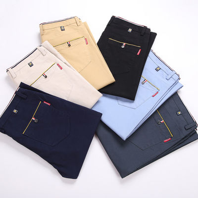 Pantalones de tela de punto para hombres calzoncillos de algodón de color kaki de XMAMLON RTS