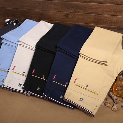 Pantalones de tela de punto para hombres calzoncillos de algodón de color kaki de XMAMLON RTS