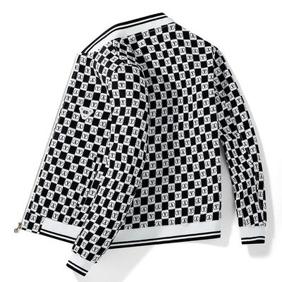 Chaqueta hombre chaqueta delgada decoración vintage impresión chaqueta masculina moda deportiva casual