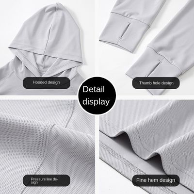 Pullover con cuello con capucha con sudadera 100% poliéster