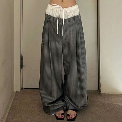 Otros Logotipo Pantalones con cintura doble Pantalones de traje para mujeres Conjuntos de ropa de mujer Pantalones de deporte pantalón