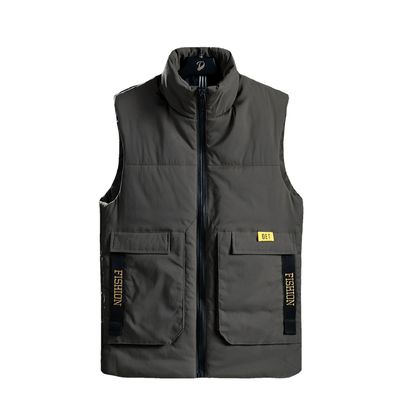 Vestido de algodón espeso para hombres con patrón Jacquard de longitud regular sin capucha Invierno 2024