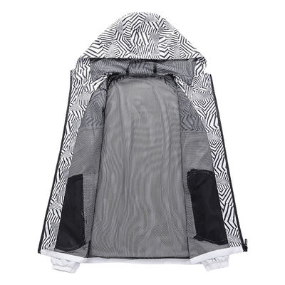 Inodoro impermeable al viento chaqueta de hombre de moda Anorak delgado estilo de manga regular 100% poliéster