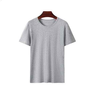 Camisetas deportivas simples en granel Camisetas masculinas de cuello O Tipo de tejido artículo de punto No 180