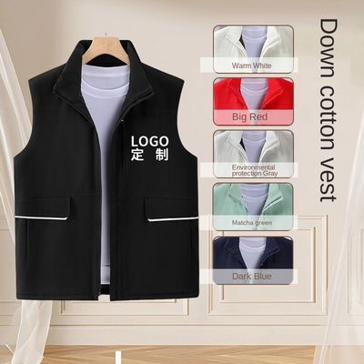 Vestidos de trabajo de algodón espesado con logotipo impreso personalizado para uso informal y activo