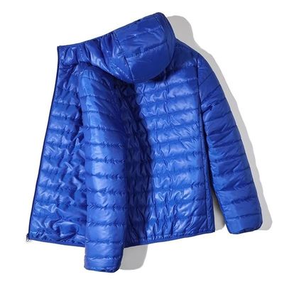 Abrigos de algodón con burbuja con capucha para hombres en tamaños S-6XL