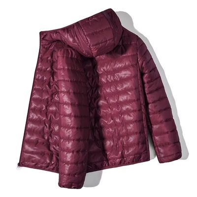 Abrigos de algodón con burbuja con capucha para hombres en tamaños S-6XL