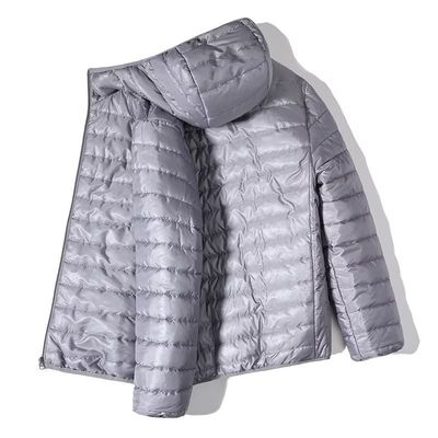 Abrigos de algodón con burbuja con capucha para hombres en tamaños S-6XL