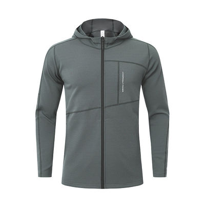 Chaqueta con capucha con cremallera para hombres Casual Sports Cardigan de punto con decoración de impresión 3D