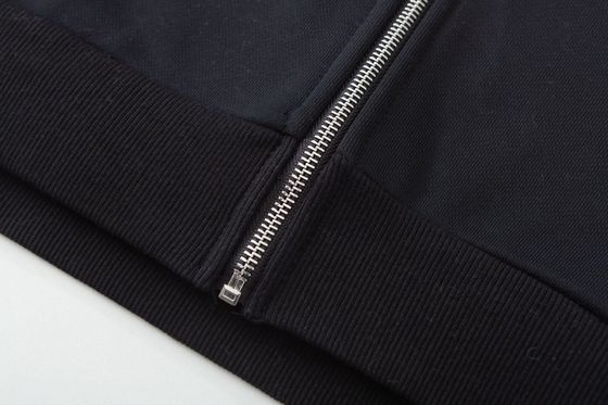 Tejido de punto Tipo de cremallera completa Traje callejero masculino XMAMLON chaquetas personalizadas con capucha