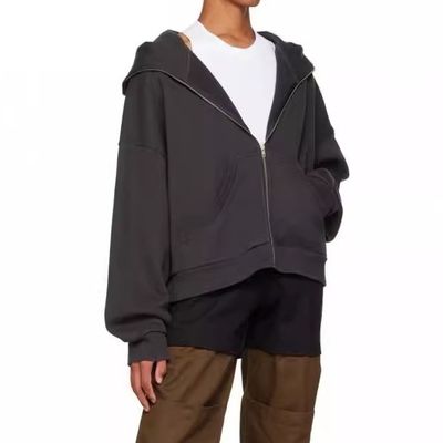 Collar con capucha sin forro ropa callejera de peso pesado con capucha vintage para hombres