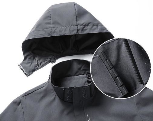 Chaqueta de poliéster para hombres XMAMLON personalizada con cremallera de entrenamiento ligera