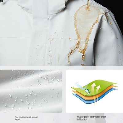 Chaqueta de lluvia de primavera para hombres Método de tejido tejido Protección UV A prueba de viento A prueba de agua
