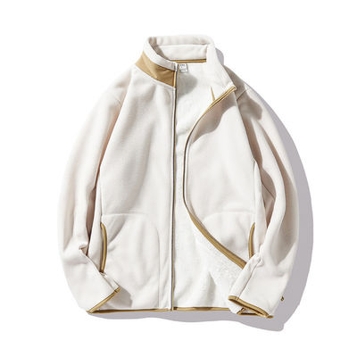 Manténgase caliente y cómodo con nuestra chaqueta masculina de lana de berber gruesa personalizable