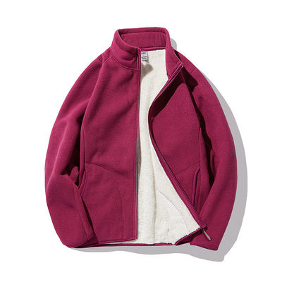 Manténgase caliente y cómodo con nuestra chaqueta masculina de lana de berber gruesa personalizable