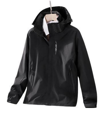 Más tamaño Windbreaker impermeable chaqueta de hombre al aire libre para senderismo personalizado por XMAMLON