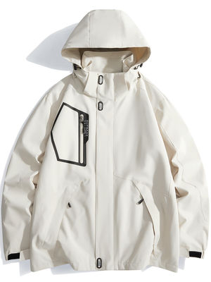 Camisetas de invierno de carreras de bicicleta de campo chaquetas de hombre de longitud regular sudaderas con capucha desmontables impermeables