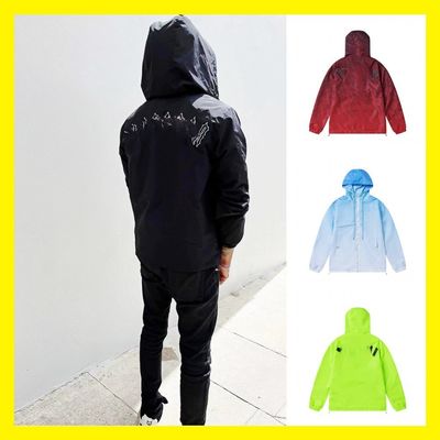 Temporada de otoño XMAMLON Logotipo bordado Windbreaker chaqueta de ropa callejera para hombres y mujeres