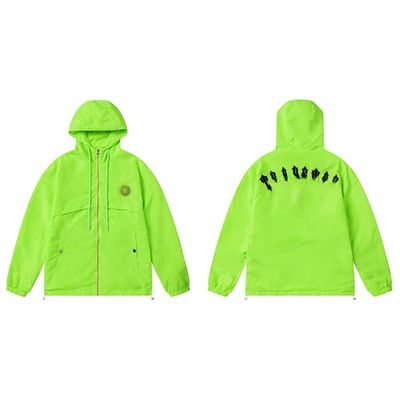 Temporada de otoño XMAMLON Logotipo bordado Windbreaker chaqueta de ropa callejera para hombres y mujeres