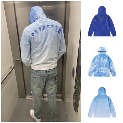 Temporada de otoño XMAMLON Logotipo bordado Windbreaker chaqueta de ropa callejera para hombres y mujeres