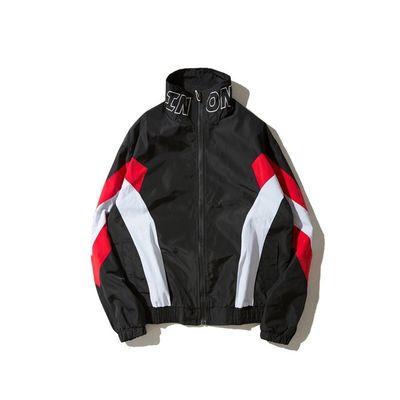 Collar a prueba de viento con cremallera para hombres chaquetas para hombres chaquetas para mujeres con detección de agujas