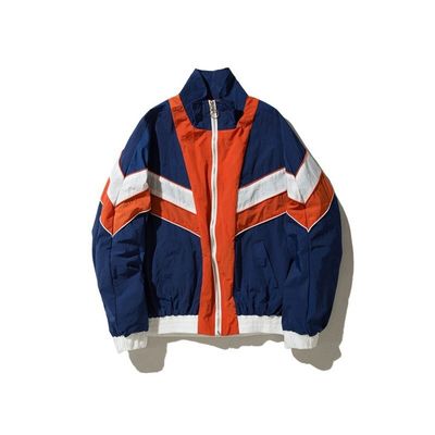 Collar a prueba de viento con cremallera para hombres chaquetas para hombres chaquetas para mujeres con detección de agujas