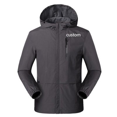 Chaqueta con capucha para hombres de invierno negro bolsillos personalizados ropa de trabajo chaqueta de exterior