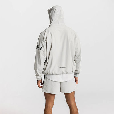 Temporada de otoño Vestido de limpieza para hombres con capucha y tejido impermeable